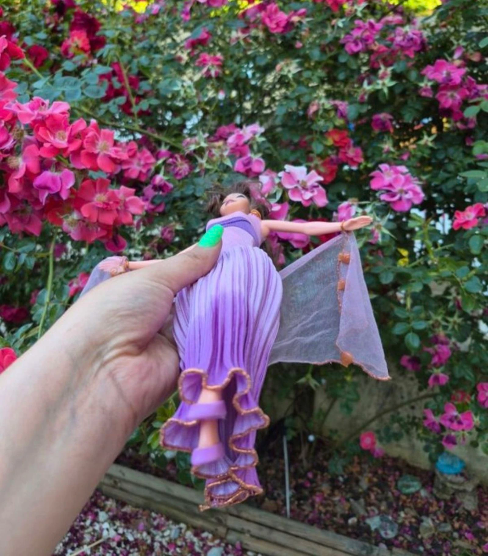 Bonita boneca Megara do filme Hércules da Mattel – photo 4